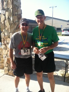 Jerry Welch & Herman Lofton - two 5k participants